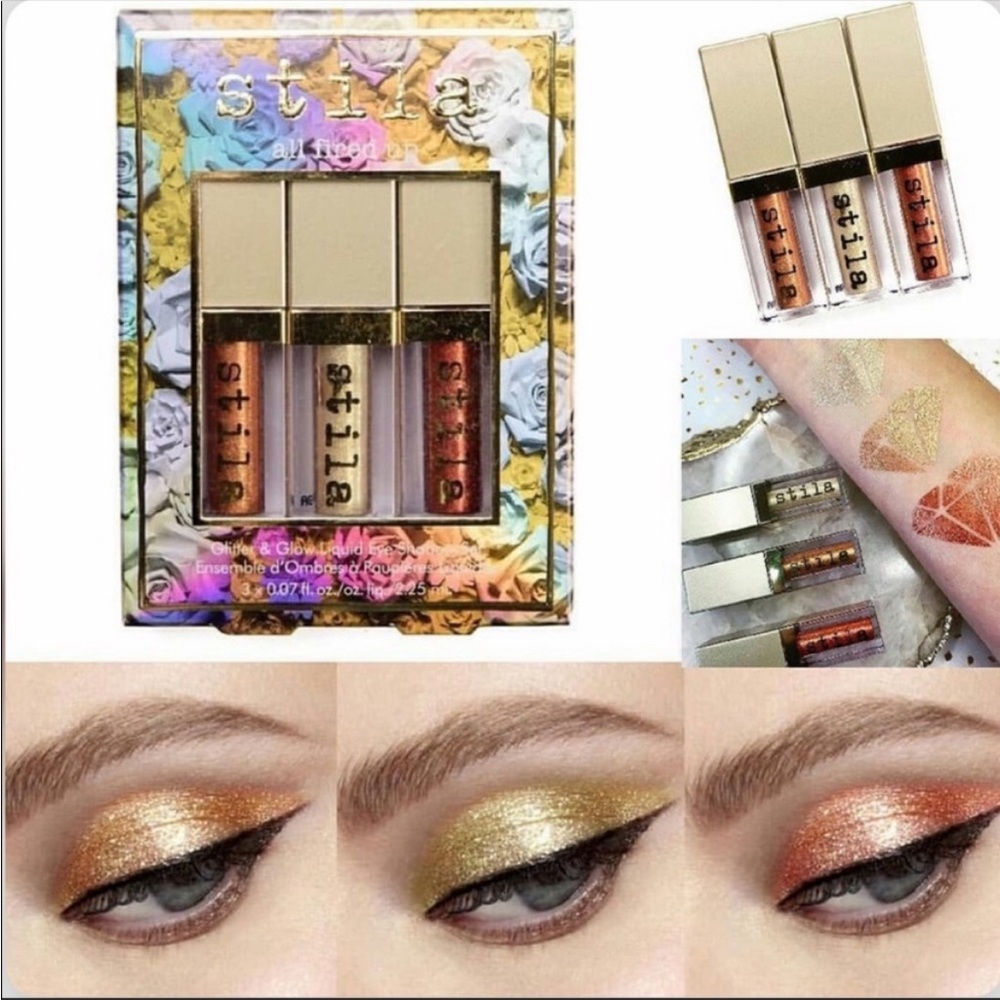 Stila All Fired Up Glitter & Glow Liquid Eye Set